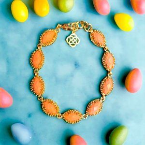 Kendra Scott Jana Bracelet in Coral /Gold